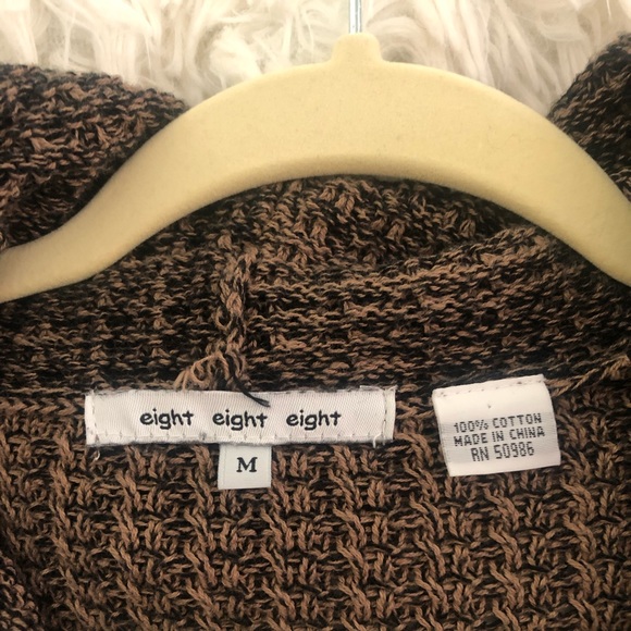 Medium Cowl-Neck Brown Sweater - Picture 3 of 4